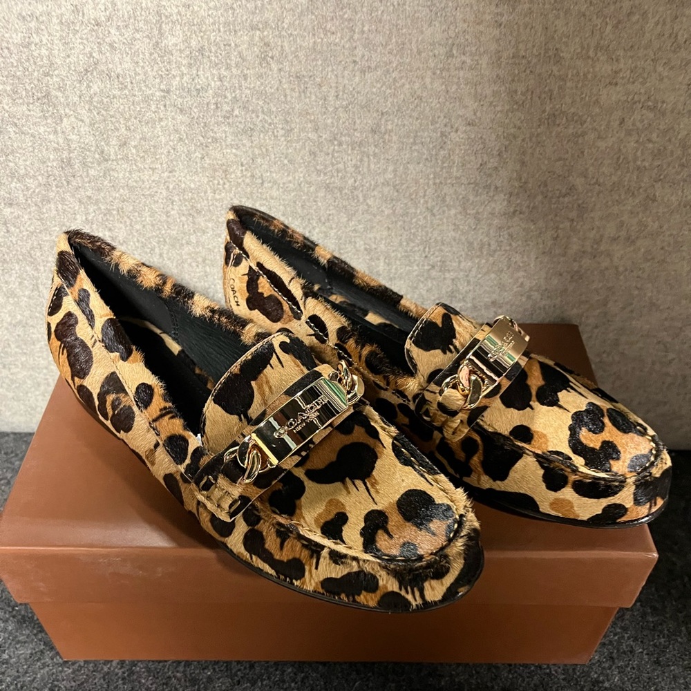 Coach Cheetah Loafers